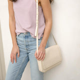 Clara Crossbody Woven Bone - ourCommonplace