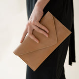 Luisa Clutch Almond - ourCommonplace