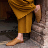 Ama Woven Mule Woven Almond - ourCommonplace