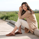 Ama Woven Mule Woven Brandy - ourCommonplace