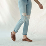 Ama Woven Mule Woven Brandy - ourCommonplace