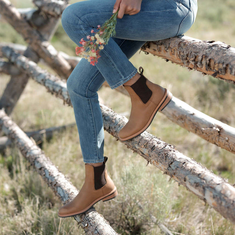 Carmen Chelsea Boot Almond - ourCommonplace