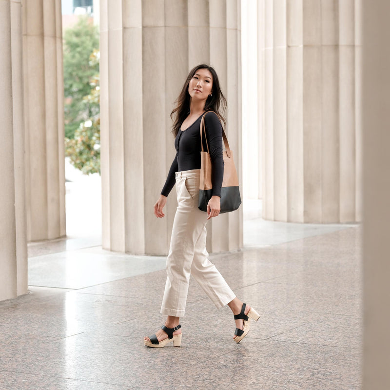 All-Day Open Toe Clog Black - ourCommonplace