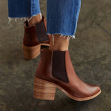 Heeled Chelsea Boot Brandy - ourCommonplace