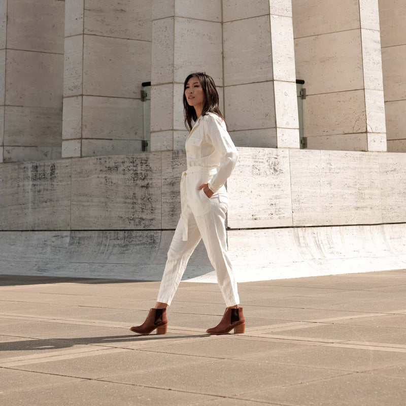Heeled Chelsea Boot Brandy - ourCommonplace