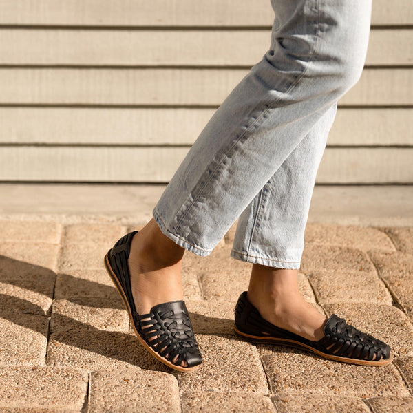 Women's Huarache Sandal Black - ourCommonplace