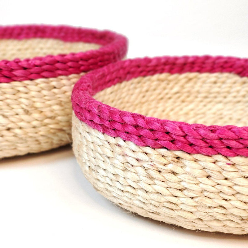 Phala Handwoven Jute Basket (Set of 2) - ourCommonplace